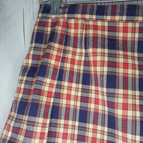 Brandy Melville John Galt School Girl Plaid Mini Skirt One Size - Picture 4 of 9